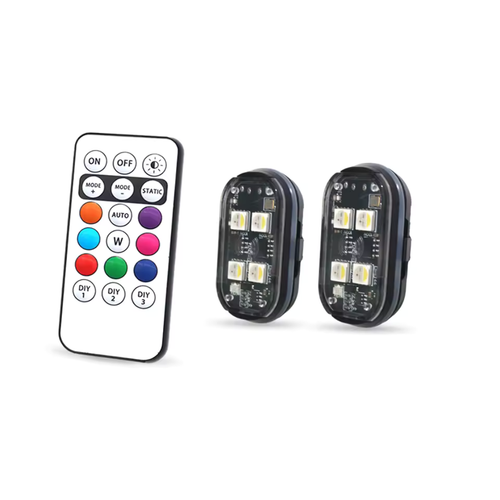 Luces led con 8 colores