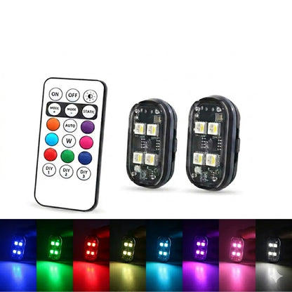 Luces led con 8 colores